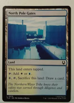North Pole Gates *Land* Magic MtG x1 Avatar: The Last Airbender - Image 1