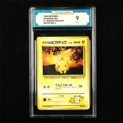 TQG 9 MINT 1998 Pokemon JPN Lt. Surge's Pikachu 025 C - Image 1