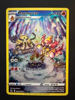 Magmortar GG03/GG70 Pokemon Crown Zenith Galarian Gallery Holo Near Mint (NM) - Image 1