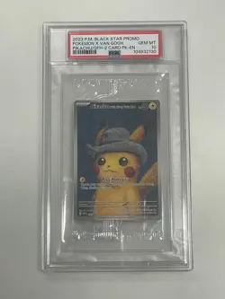 Pikachu Van Gogh PSA 10 GEM MINT – Grey Felt Hat Promo Pokemon 2023 - Image 1