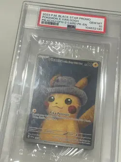 Pikachu Van Gogh PSA 10 GEM MINT – Grey Felt Hat Promo Pokemon 2023 - Image 3