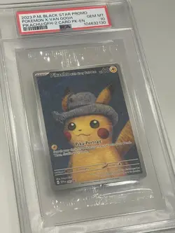 Pikachu Van Gogh PSA 10 GEM MINT – Grey Felt Hat Promo Pokemon 2023 - Image 4