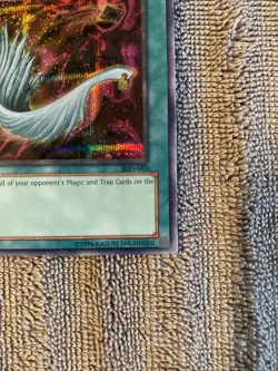 Yugioh Harpie's Feather Duster SDD-003 Secret Rare Unlimited Ed. MP-LP - Image 4