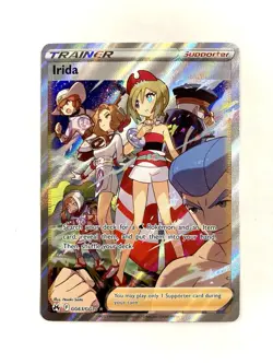 Irida GG63/GG70 Crown Zenith: Galarian Gallery Ultra Rare Pokemon TCG Card NM - Image 1