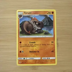 Tyrunt 68/131 Sm-Forbidden Light Regular Card Pokemon TCG CCG Near Mint Rare GMT - Image 1