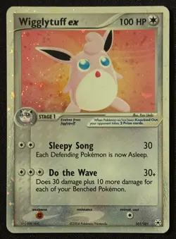 Wigglytuff EX - Hidden Legends - Holo - #101/101- Vintage Pokemon Card 2004 - Image 2