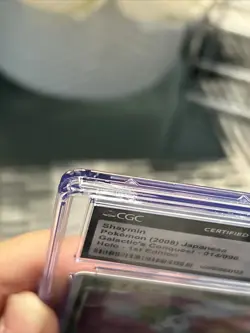 CGC 10 Shaymin 014/096 Galactic's Conquest Pt1 Japanese Holo Rare Pokemon Card - Image 2