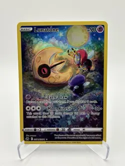 Lunatone GG11/GG70 Crown Zenith Ultra Rare Holo Pokemon Card NM Condition - Image 1