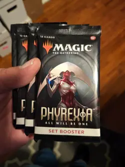 Magic: The Gathering Phyrexia: All Will Be One Set Booster Pack 12 Cards - Image 1