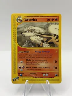 Rare 2003 Pokemon Skyridge Arcanine Non-Holo Card 3/144 NM Vintage - Image 1