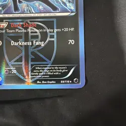 Pokemon Umbreon Team Plasma 64/116 Plasma Freeze Reverse Holo Card - Image 4