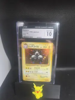 CGC 10 GEM MINT Magneton 1996 Base Set Japanese 82 Holo Pokemon Card - Image 1