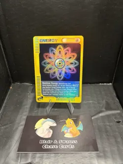 Pokemon TCG Rainbow Energy Reverse Holo Card 144/147 Aquapolis - Image 1