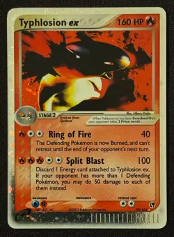 Typhlosion EX - Sandstorm - Holo - #99/100 - Vintage Pokemon Card 2003 WOTC - Image 1