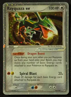 Rayquaza EX - Deoxys - Holo - #102/107 - Vintage Pokemon Card 2005 WOTC - Image 1