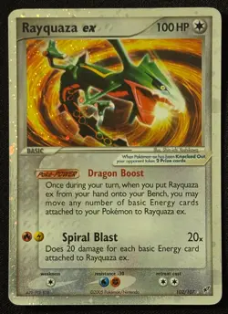 Rayquaza EX - Deoxys - Holo - #102/107 - Vintage Pokemon Card 2005 WOTC - Image 2