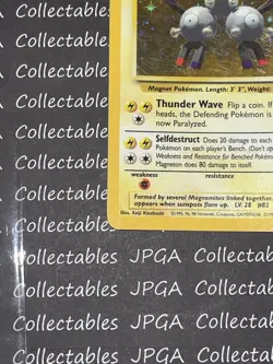 Magneton Pokemon Card Base Set Original 9/102 WOTC - Image 4