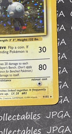 Magneton Pokemon Card Base Set Original 9/102 WOTC - Image 5