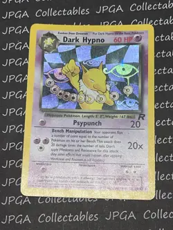 Dark Hypno 9/82 Team Rocket TCG WOTC POKEMON CARD - Image 1