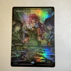 Llanowar Elves (Showcase) Foundations Foil - Image 1