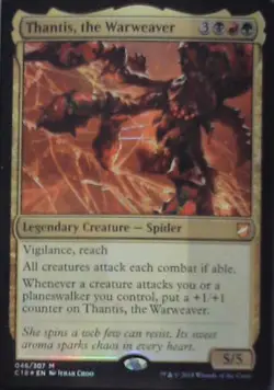 Thantis, the Warweaver - Commander 2018: #46, MTG - Foil Lp C255 - Image 1