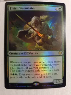 Elvish Warmaster Kaldheim Foil - Image 1