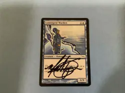 MTG Magic Lumengrid Warden Signed Sketched Artist Proof x1 Mirrodin MRD Thompson - Image 1