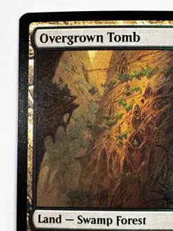 Overgrown Tomb 263 – Lorwyn Eclipsed Rare BG Shock Dual Land Swamp Forest MTG - Image 3