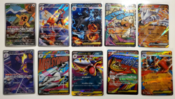 Pokemon Japanese Collection Card Lot - Mega Charizard X SAR, Mega Dragonite MA - Image 1