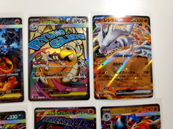 Pokemon Japanese Collection Card Lot - Mega Charizard X SAR, Mega Dragonite MA - Image 3