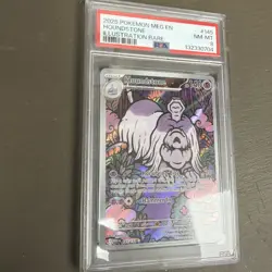 2025 POKEMON MEG EN-MEGA EVOLUTION ILLUSTRATION RARE #145 HOUNDSTONE PSA 8 - Image 2