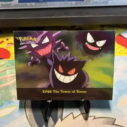 Pokemon EP22 Gengar The Tower of Terror TOPPS BLUE Label (FOIL) LP+ - Image 1