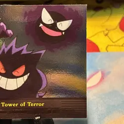 Pokemon EP22 Gengar The Tower of Terror TOPPS BLUE Label (FOIL) LP+ - Image 2