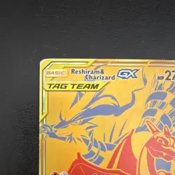 Pokemon Reshiram & Charizard Tag Team Black Star Promo SM247 - Image 2