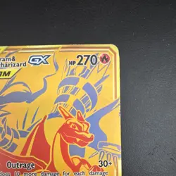 Pokemon Reshiram & Charizard Tag Team Black Star Promo SM247 - Image 3