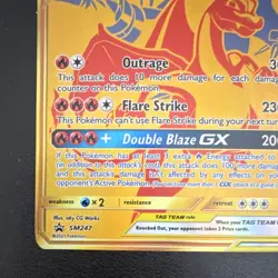 Pokemon Reshiram & Charizard Tag Team Black Star Promo SM247 - Image 5