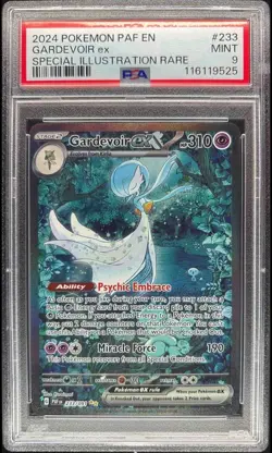 2024 POKEMON PAF EN-PALDEAN FATES SPECIAL ILLUSTRATION RARE GARDEVOIR EX PSA 9 - Image 1