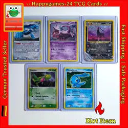 5x Pokemon Karten Vintage Holo Sammlung gemischt div. Set TCG /T59 - Image 1