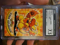 Pokemon 2000 Topps TV Animation Edition Series 3 Magmar #126 CGC 7.5 - Image 1