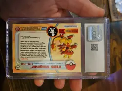 Pokemon 2000 Topps TV Animation Edition Series 3 Magmar #126 CGC 7.5 - Image 2