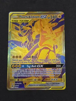 Pokemon TCG Pikachu & Zekrom GX SM248 - Image 1