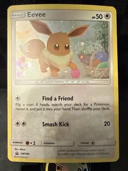 Eevee SM184 Promo SM Black Star Promos Pokemon Near Mint - Image 1