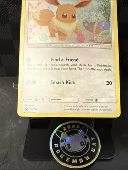 Eevee SM184 Promo SM Black Star Promos Pokemon Near Mint - Image 3