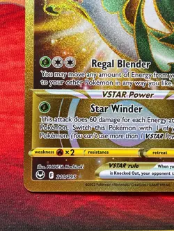 Serperior VSTAR Gold 210/195 Secret Rare - Pokemon SWSH12: Silver Tempest - Image 4