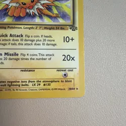 Pokemon Tcg - Jolteon 20/64 Jungle Non Holo Rare WOTC - Image 3
