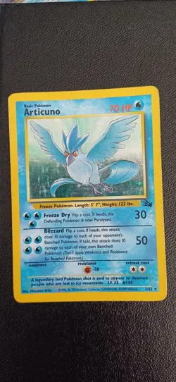 Pokemon TCG Articuno Legendary Collection 2/1 10 Holo Rare - Image 1