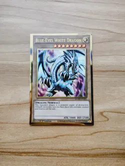 Yu-Gi-Oh! - Blue Eyes White Dragon 1x - Premium Gold Rare - MGED-EN001 - Image 1