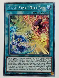 YuGiOh - MZMU-EN019 Mikanko Shinbu - Noble Twins - Collector's Rare - Image 1