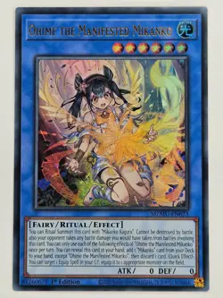 YuGiOh - MZMU-EN073 Ohime the Manifested Mikanko - Ultra Rare - Image 1