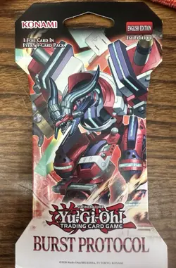 Yugioh Burst Protocol Booster Box 1st Edition Factory Sealed - Image 1
